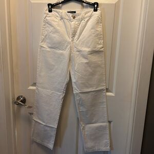 NWOT Size 14 boys polo white cotton khaki-style pants